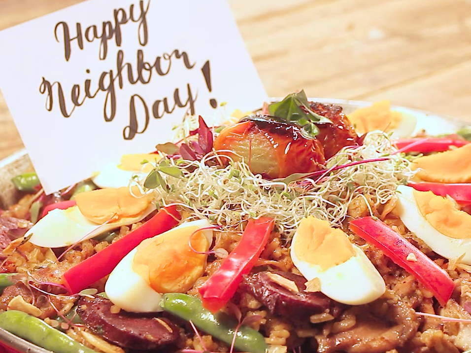 Chicken Adobo Paella