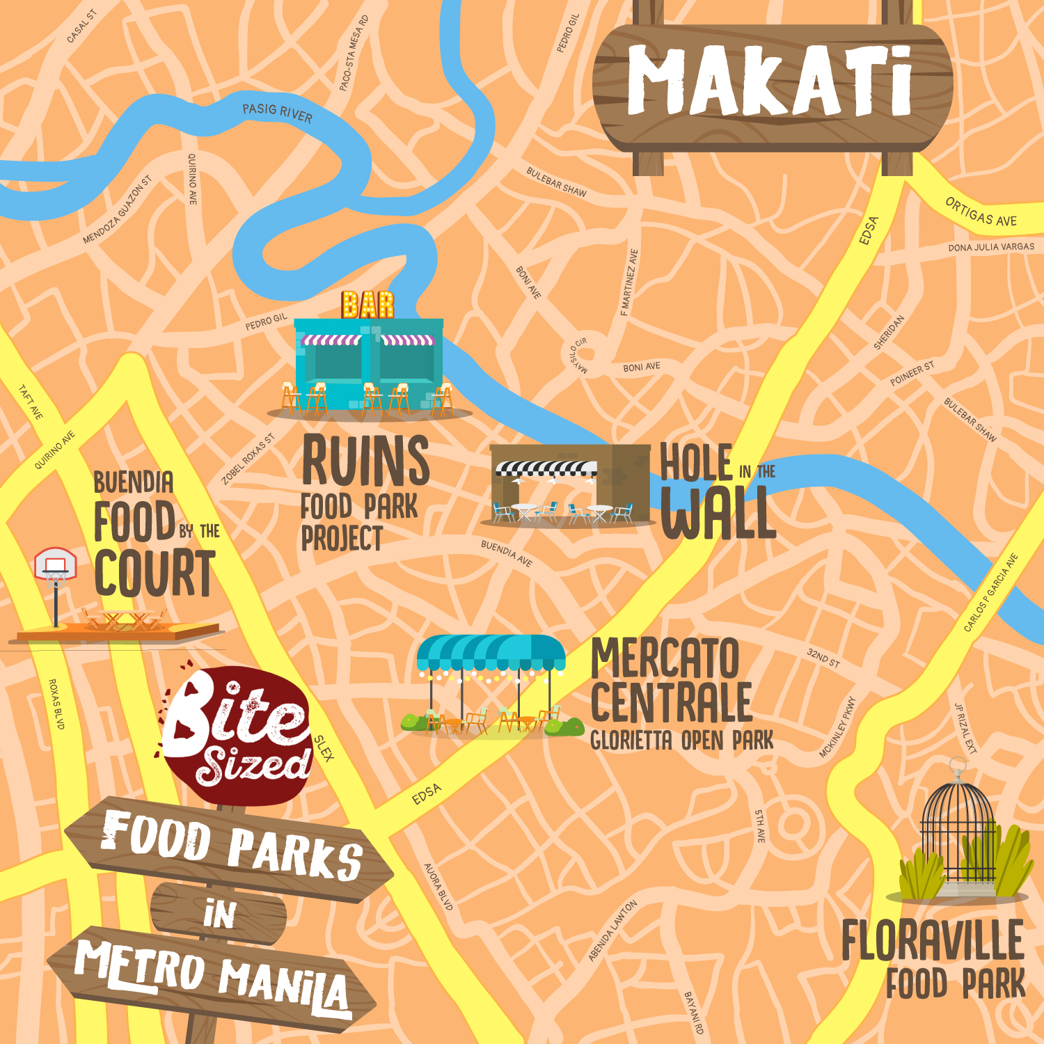 Food Parks In Makati