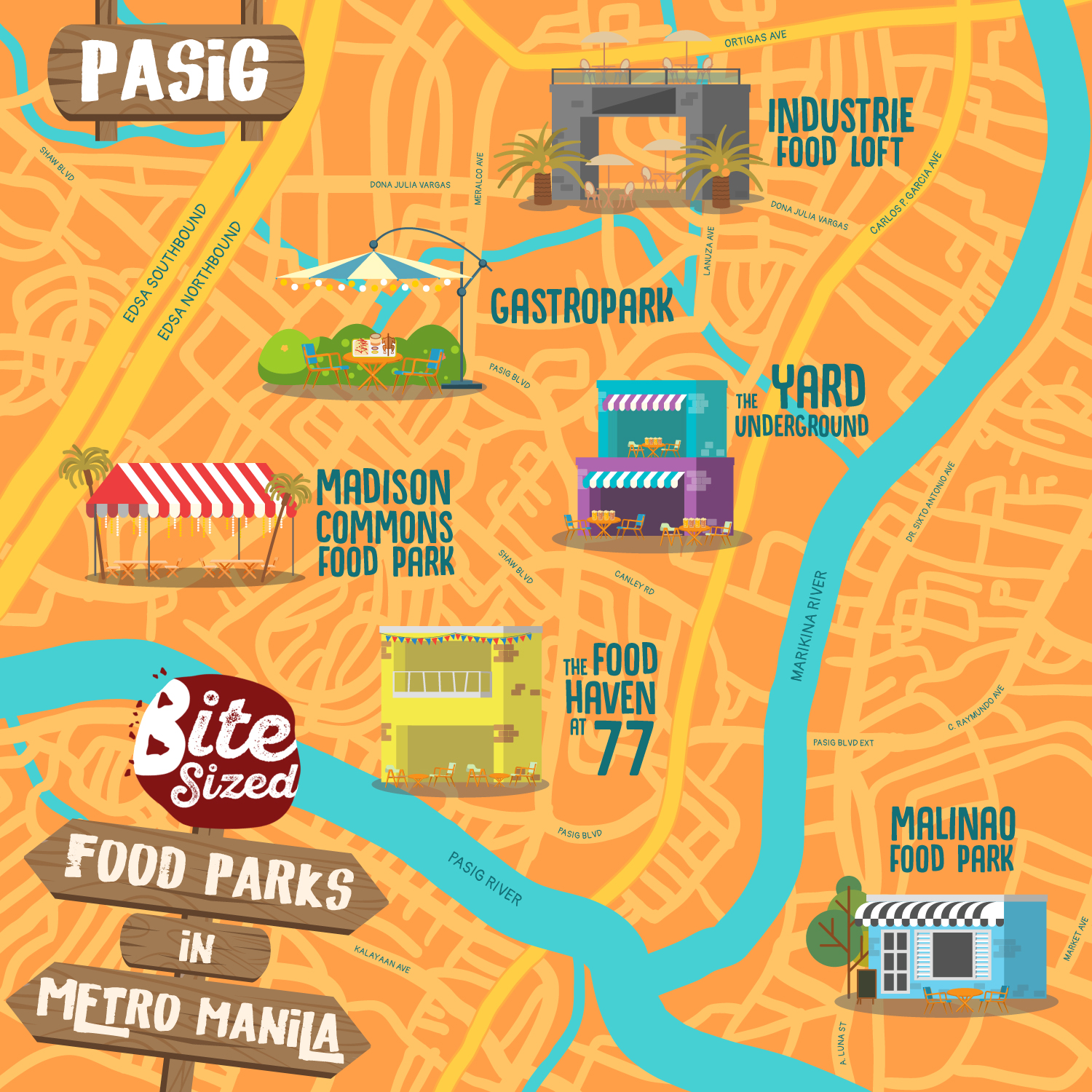 Food Parks In Pasig