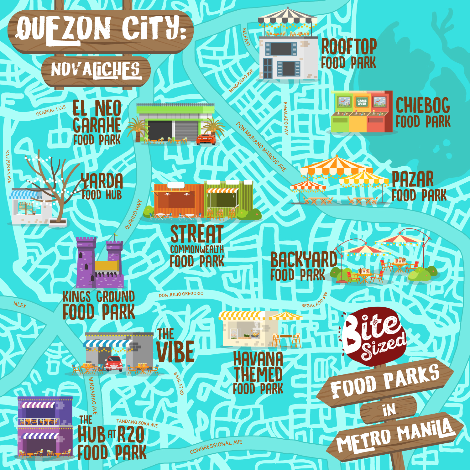 Food Parks In Quezon City: Novaliches
