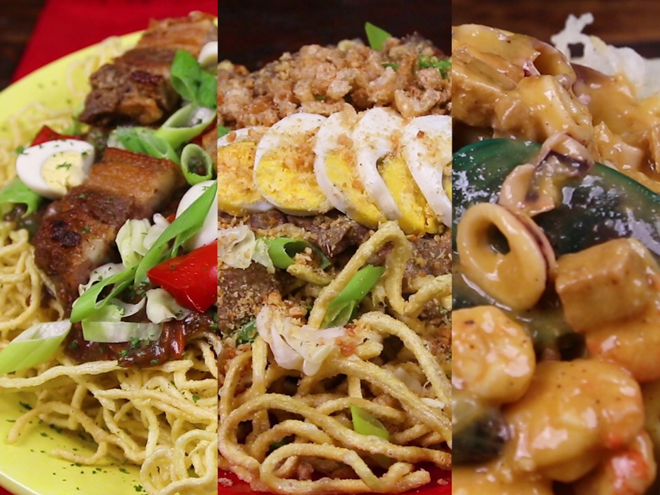3 Ways Crispy Pancit: Cabagan, Lomi, & Malabon