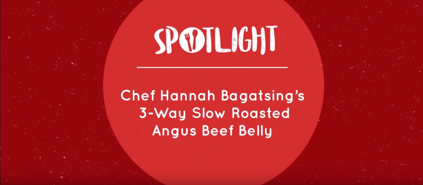 Spotlight: Chef Hannah Bagatsing’s 3-Way Slow Roasted Angus Beef Belly