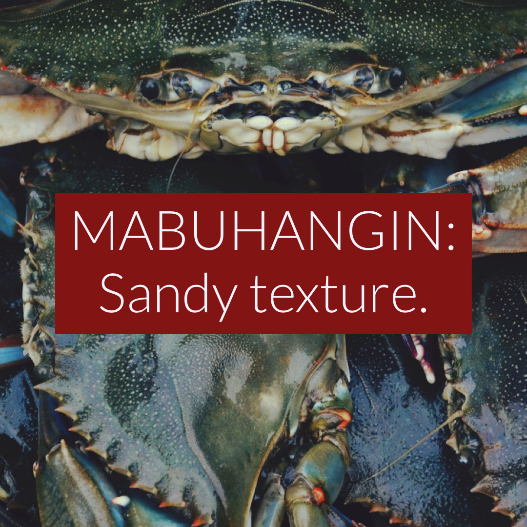 Mabuhangin: Sandy texture