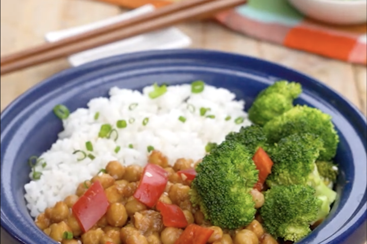 General Tso’s Garbanzos