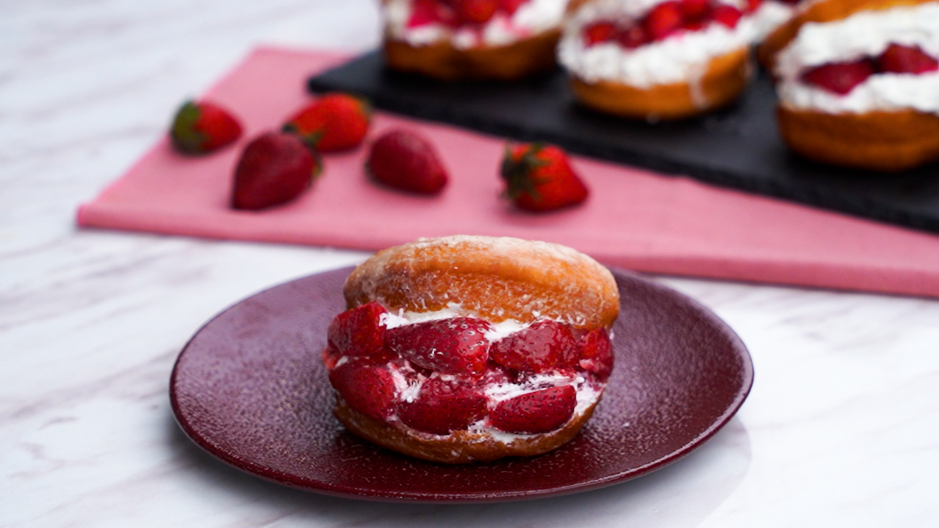 Where to Get Those Luscious Strawberry Donut Sandwiches Perfect for Your Sweet Tooth *and*  Your IG Feed