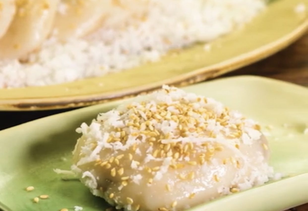 Choco Stuffed Palitaw