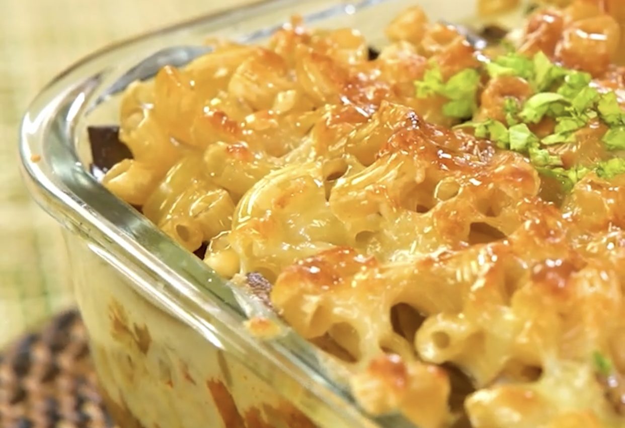 Baked Mac and Eggplant