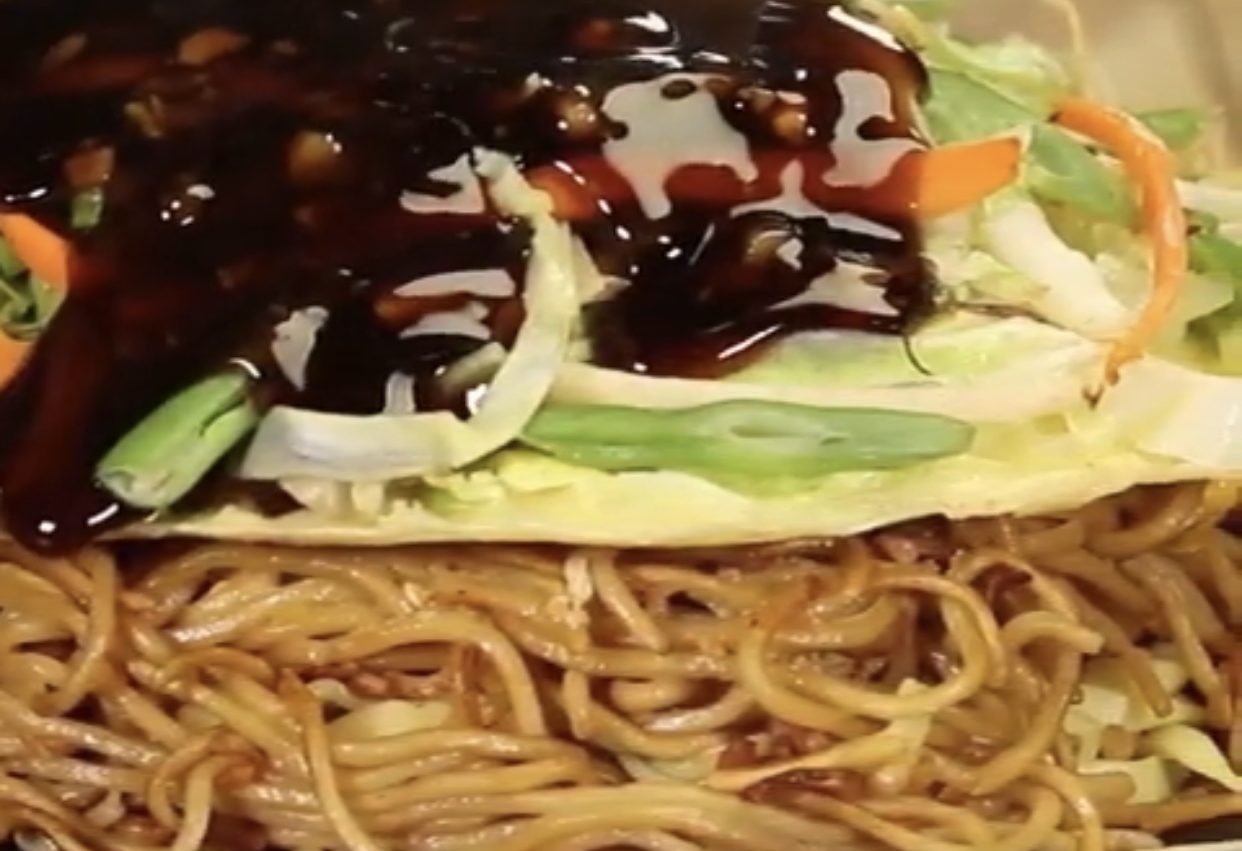 Lumpiang Hubad Noodle Pancake