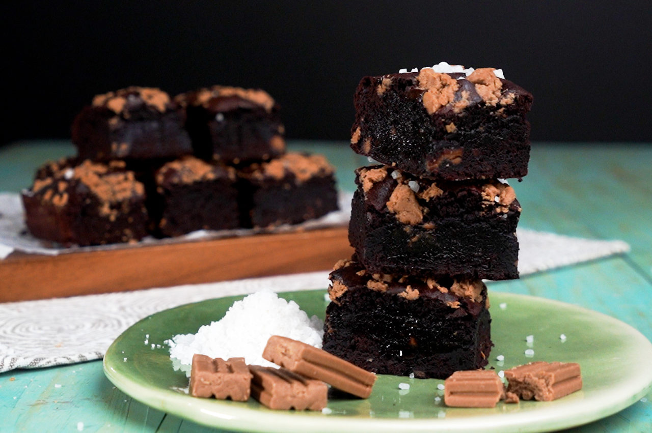 Salted Chocolate Chocnut Brownies