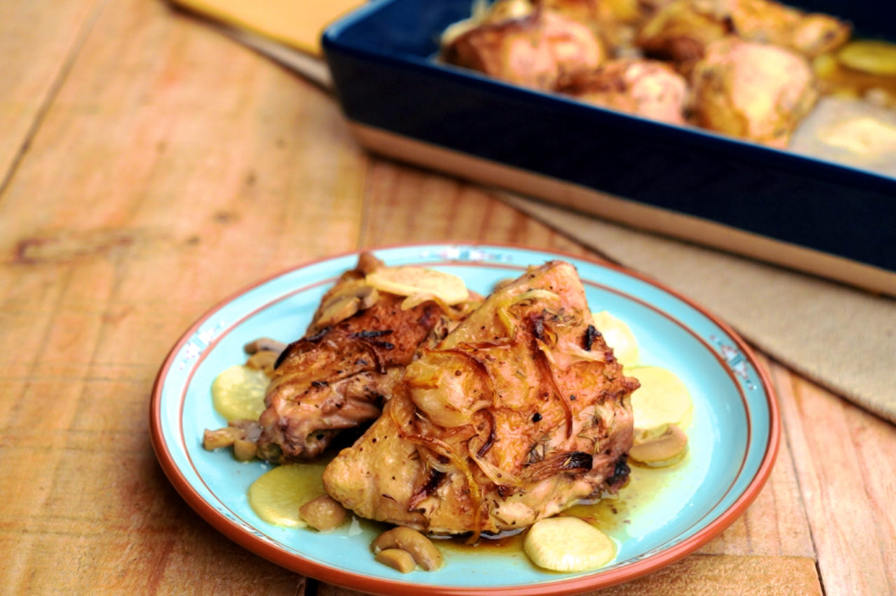 Beer Braised Chicken