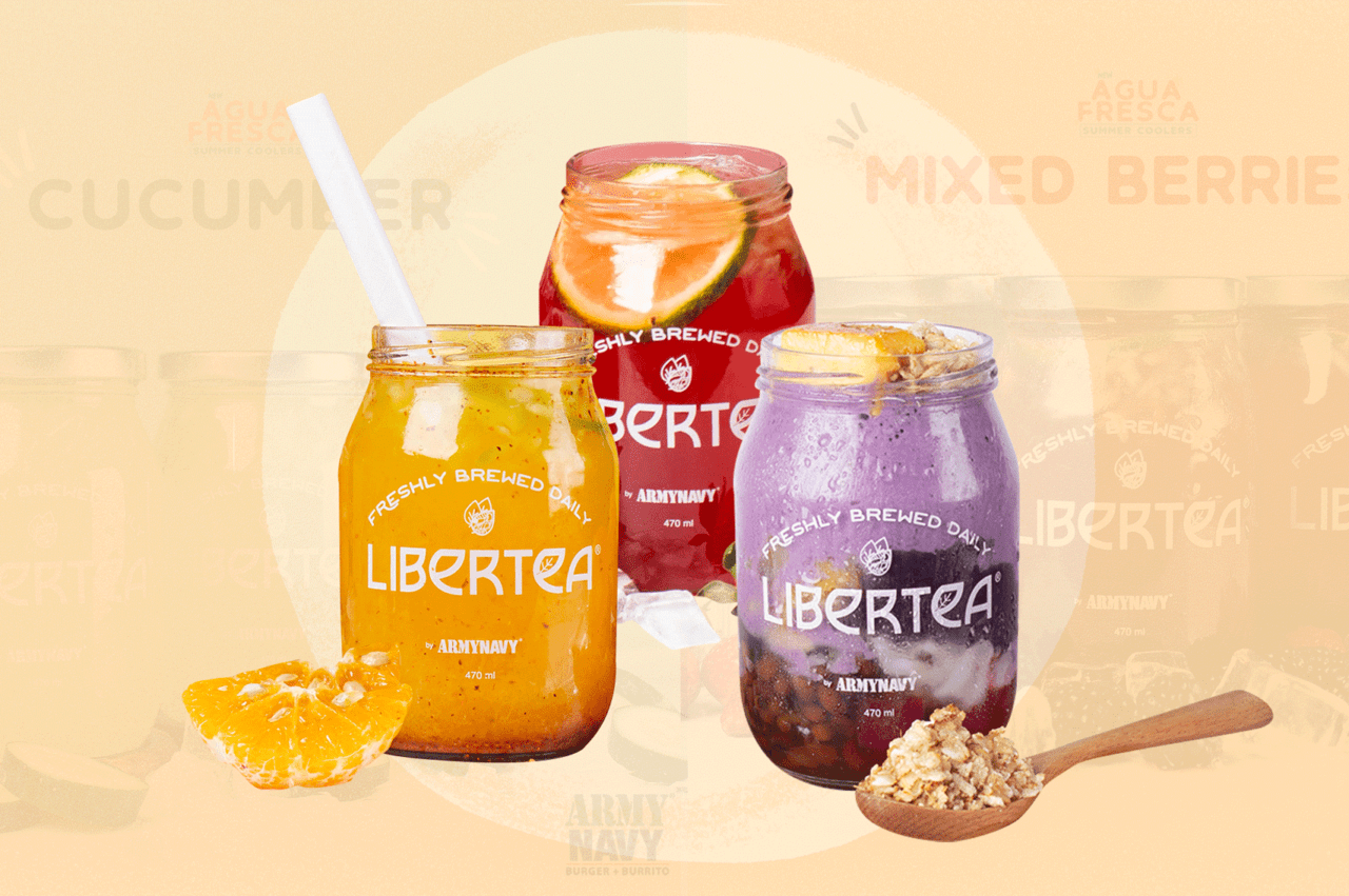 Beat The Summer Heat with these Refreshing Coolers from ArmyNavy and LiberTea MilkTea
