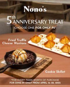 april food promo - nono's