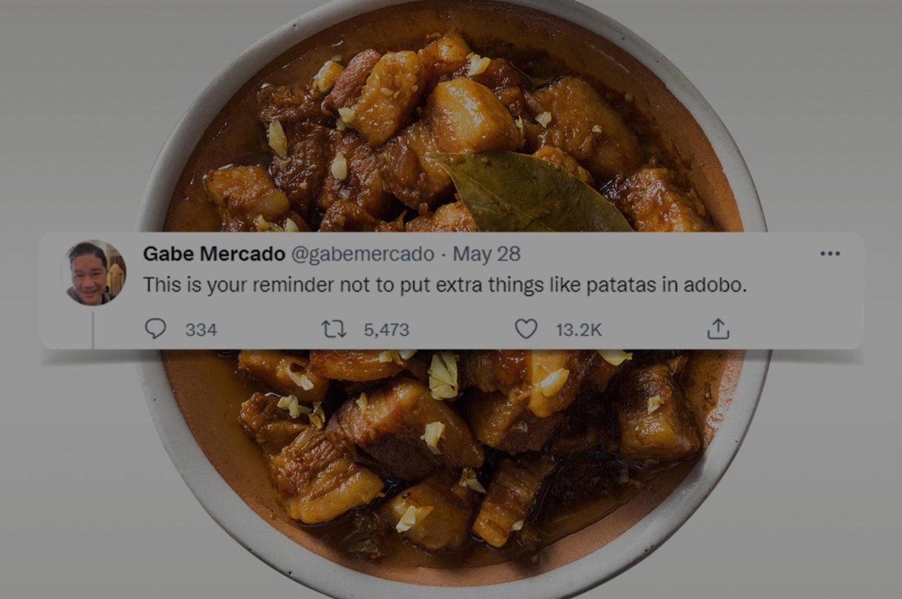 Patatas in Adobo? The Internet is Divided Over One Controversial Tweet