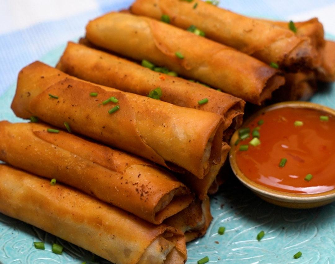 Cheesy Bangus Lumpia