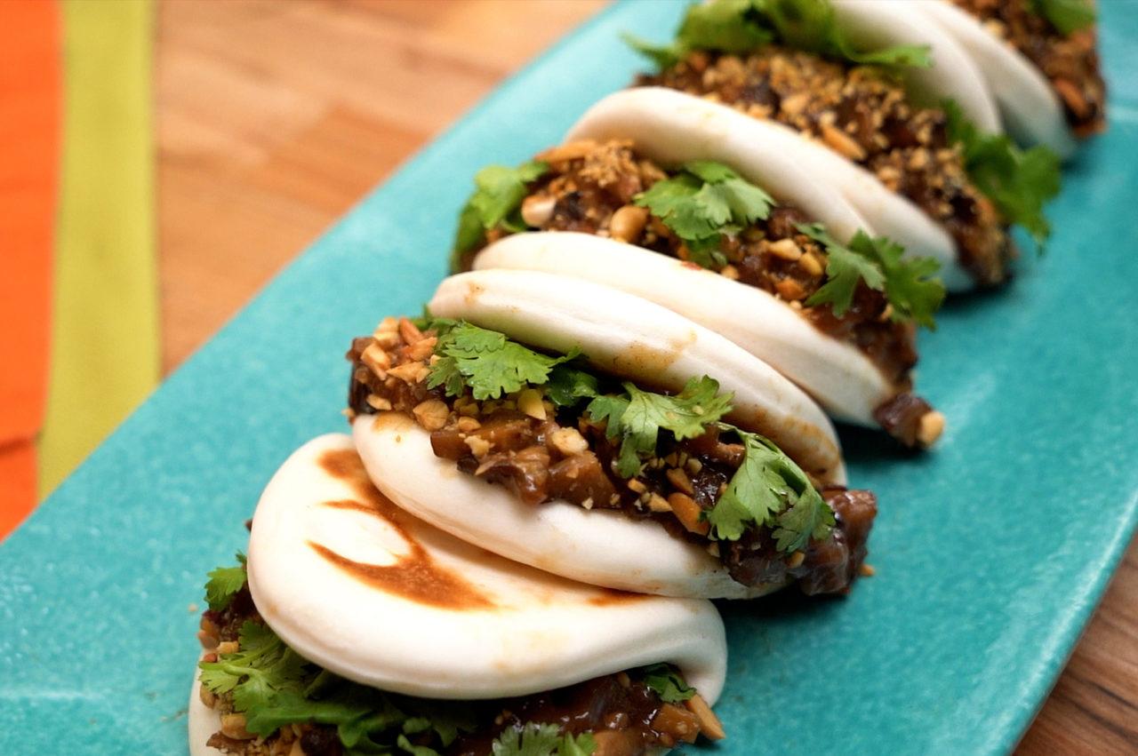 Mushroom Char Siu Bao