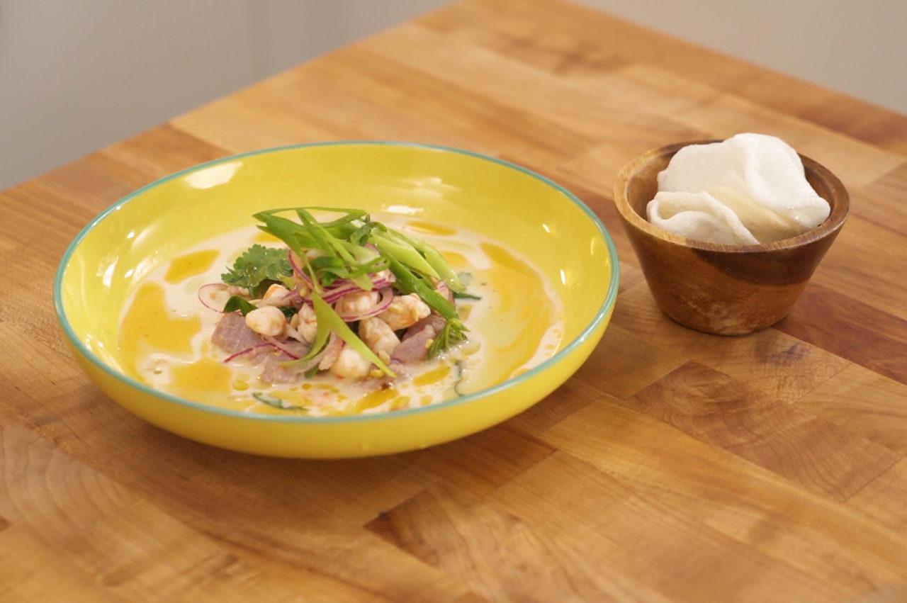 Creamy Tuna Shrimp Ceviche