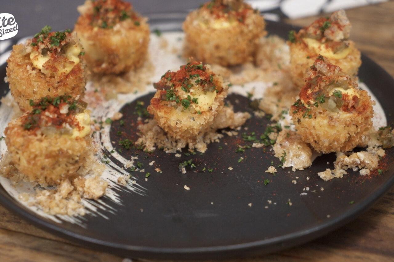 Deep-Fried Deviled Eggs