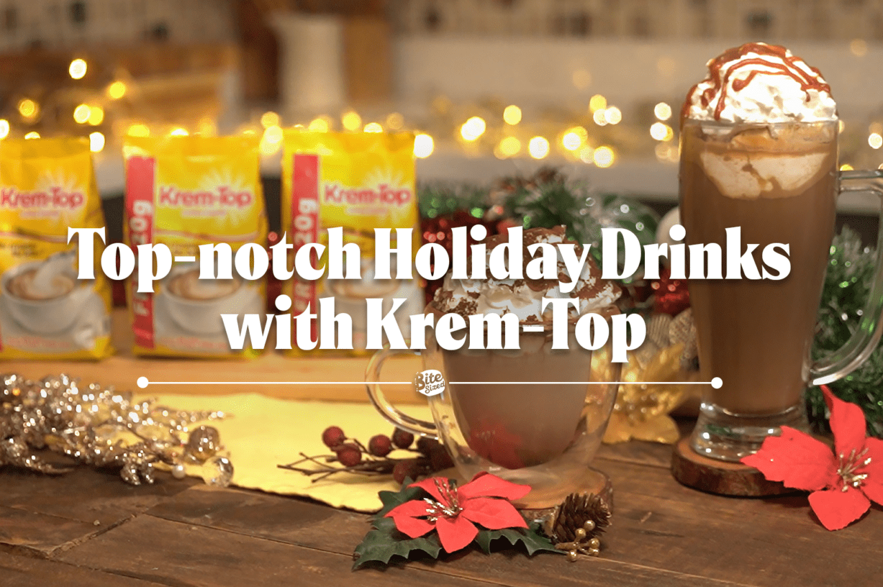 Top-notch Holiday Drinks with Krem-Top