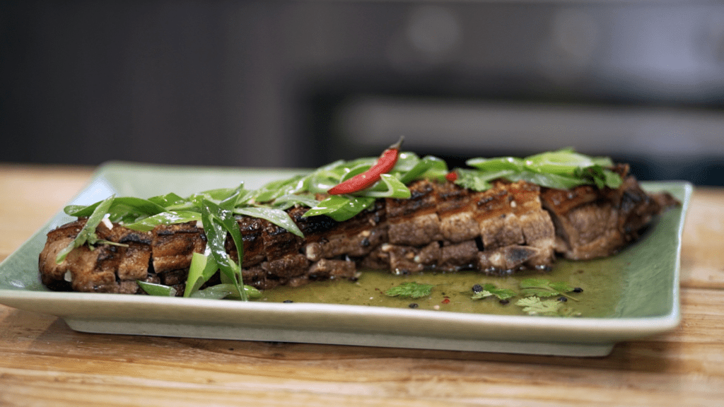 Lechon Kawali with Patis Dressing - Bitesized.ph