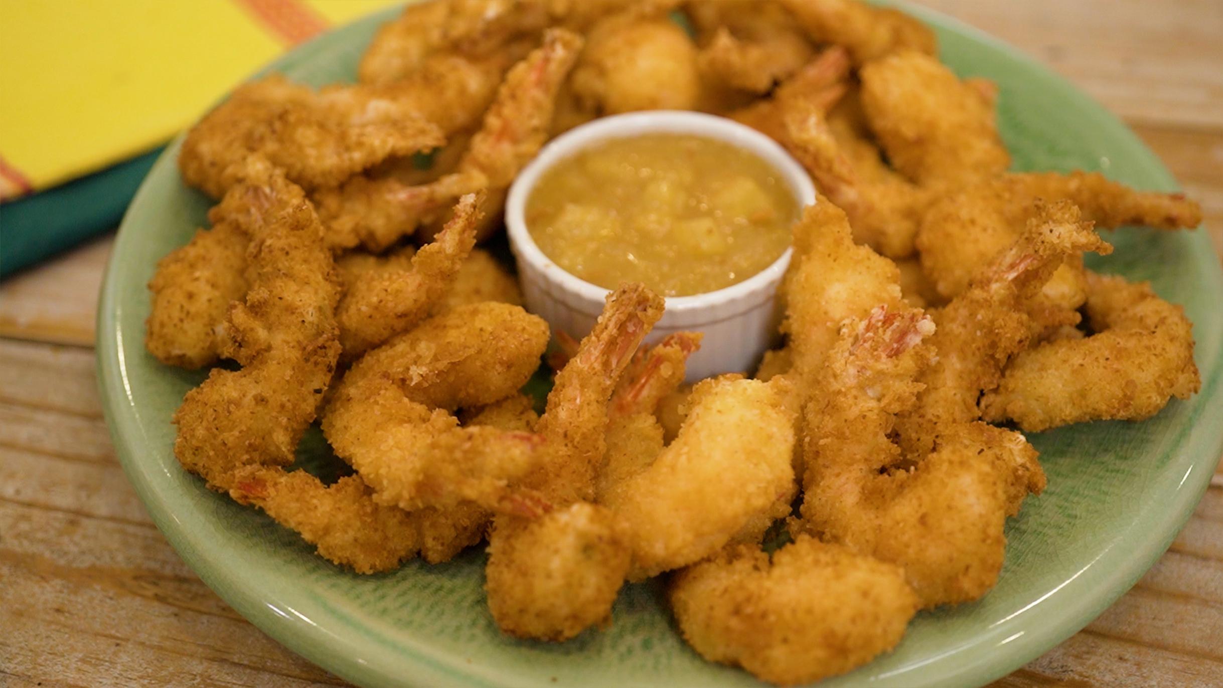 Coconut Shrimp with Pina Colada Sauce Bitesized.ph