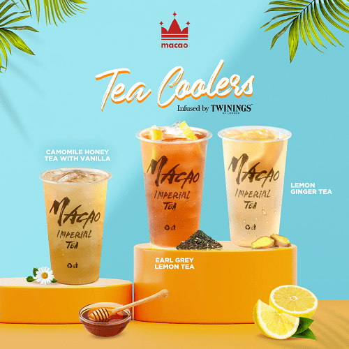 Macao Imperial Tea and Twinings made the coolest tea drinks for the