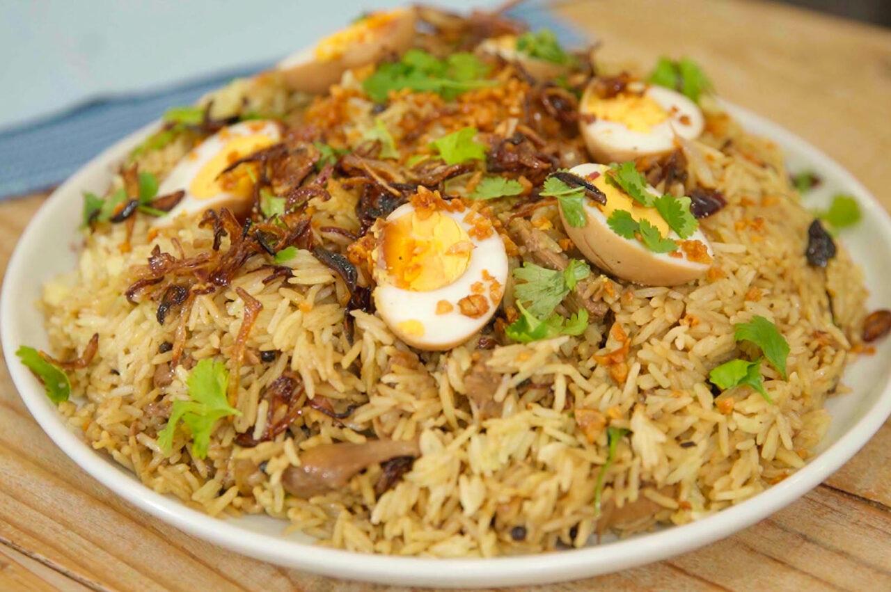 Chicken Adobo Biryani