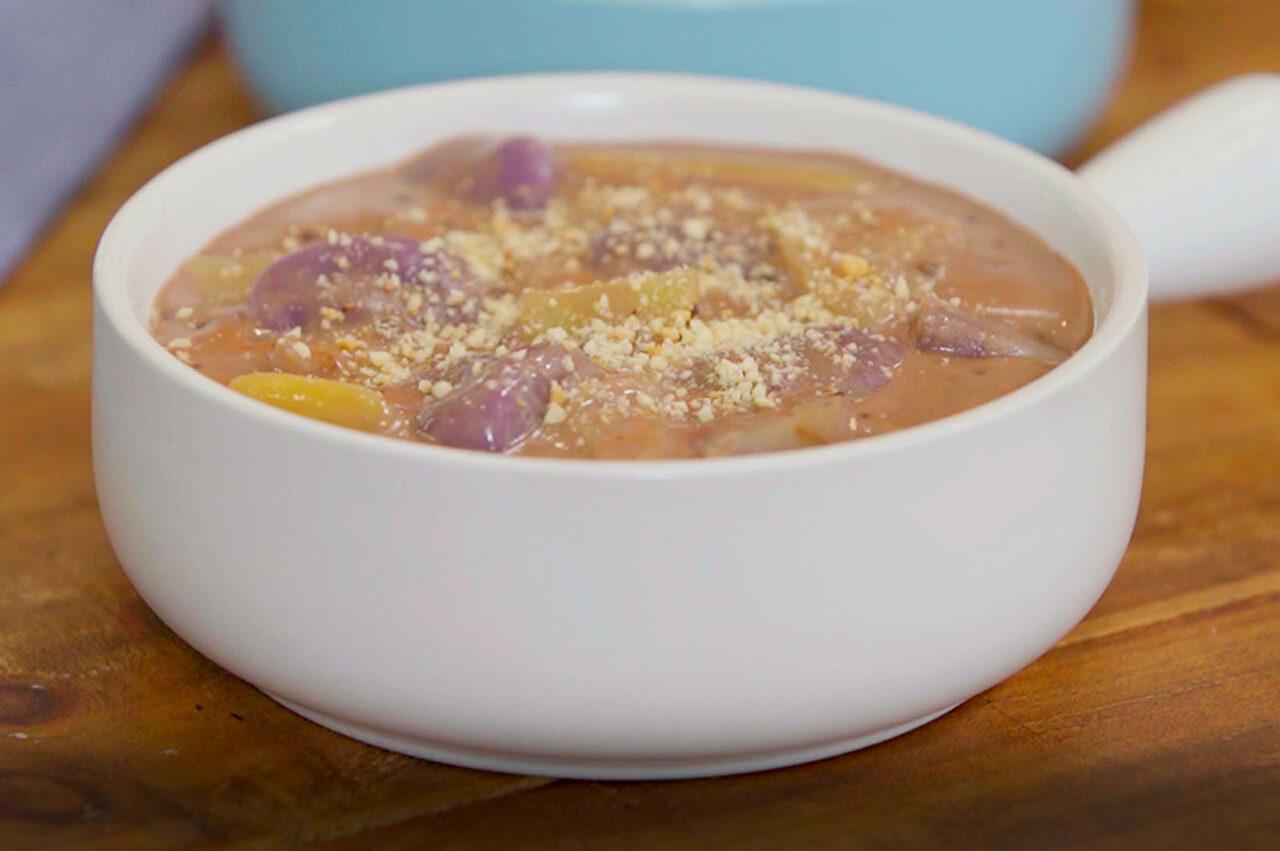 Ginataang Bilo-Bilo con Tablea