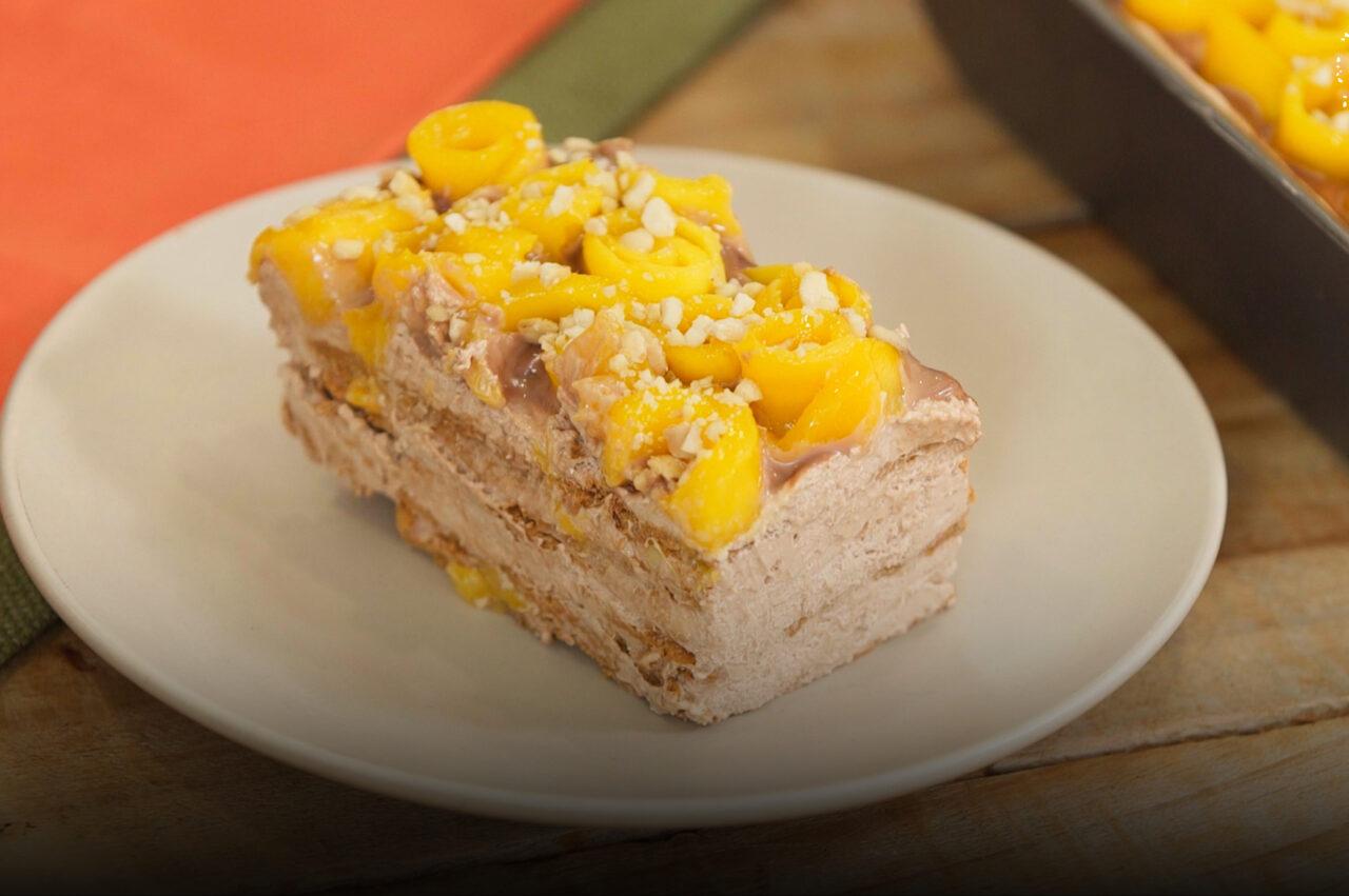 Mango Chocolate Icebox Cake