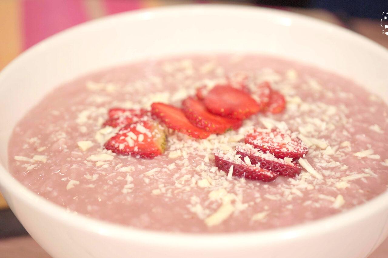 Strawberry Champorado