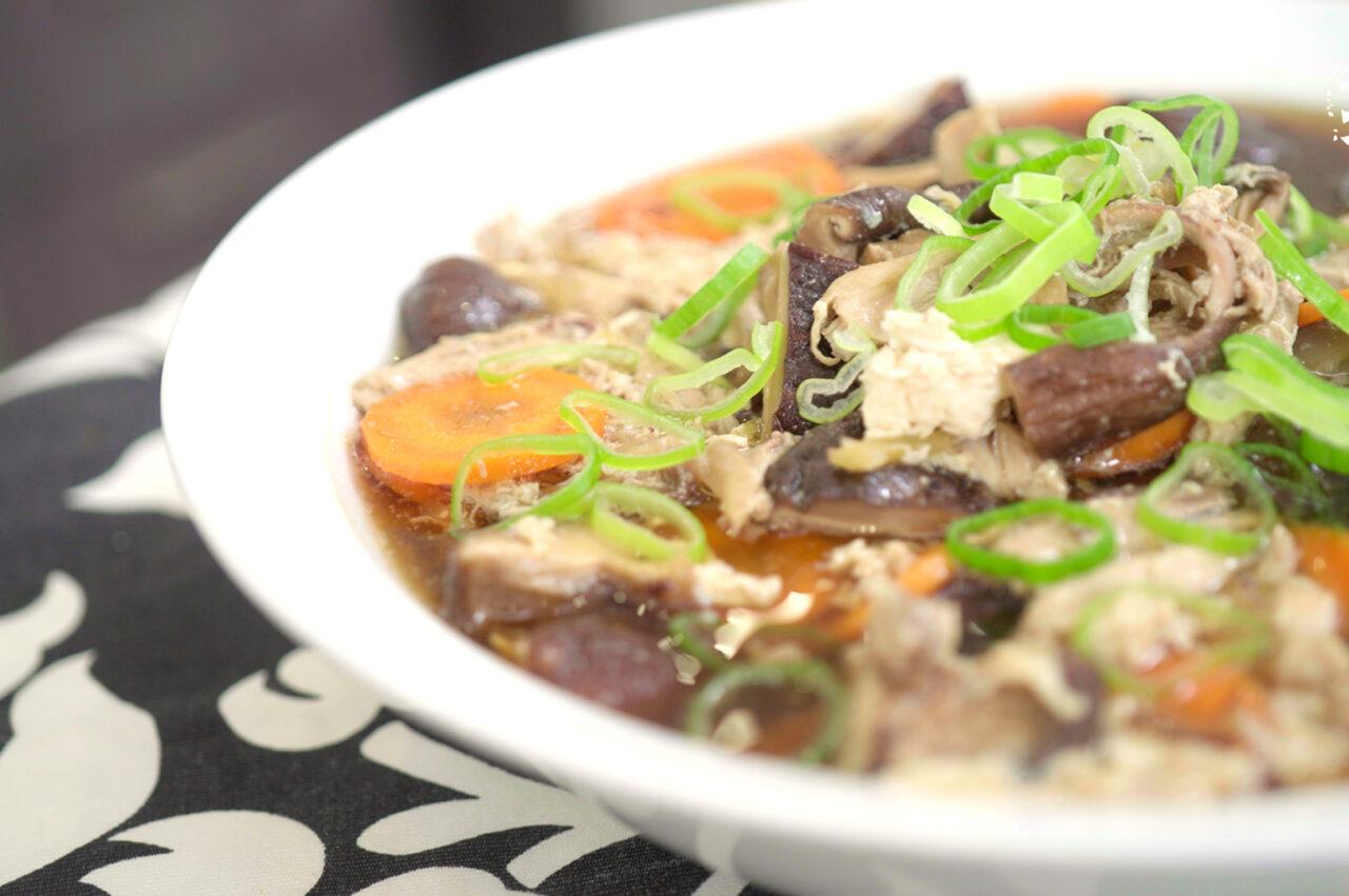 Mushroom Chicken Ginger Soup
