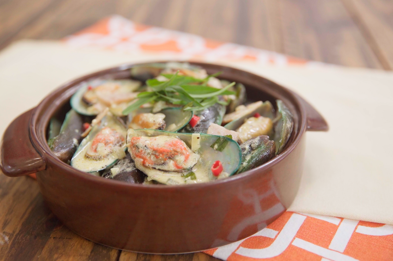 Tahong in Tarragon Sauce