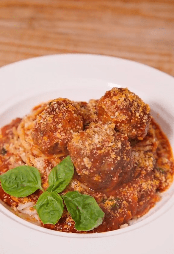 Lady and the Tramp Spaghetti Meatballs