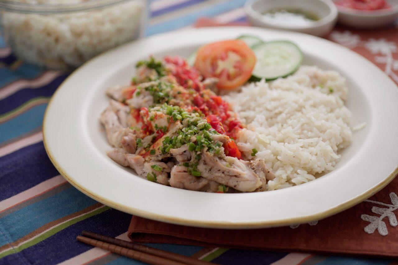 Rice Cooker Hainanese Chicken