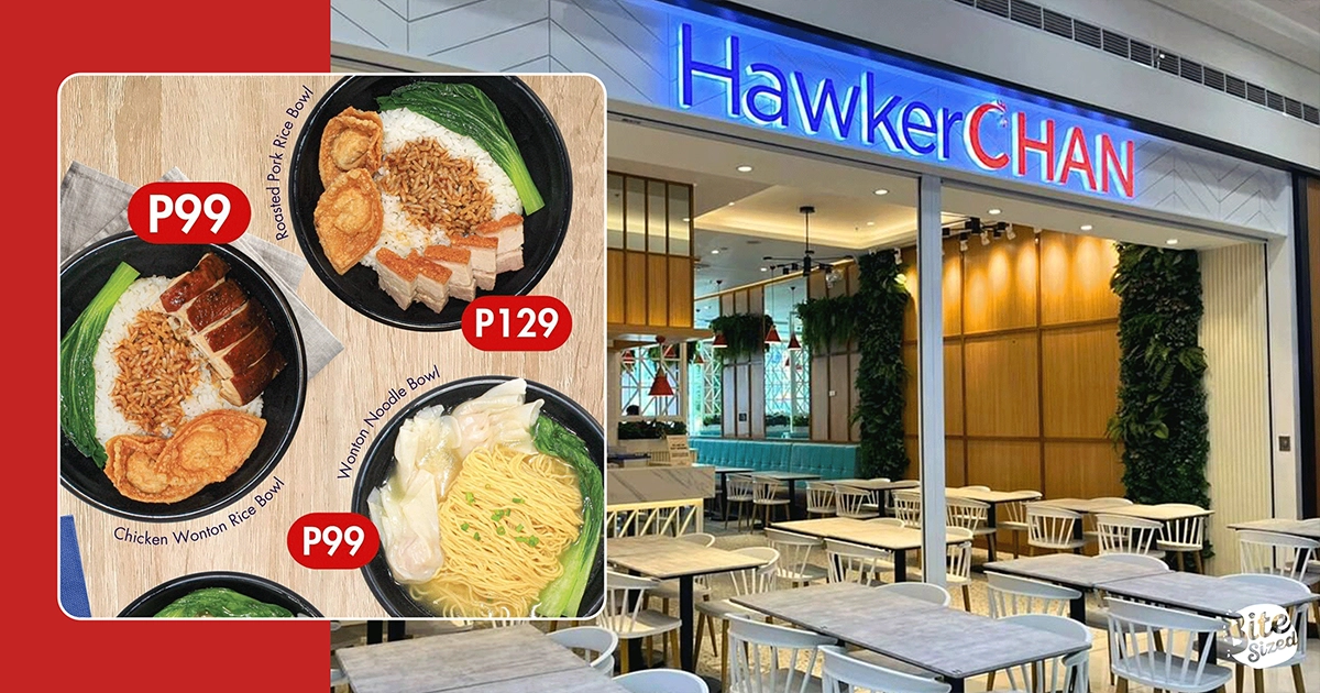 Looking an inexpensive office merienda? Go for Hawker Chan’s affordable menu items!