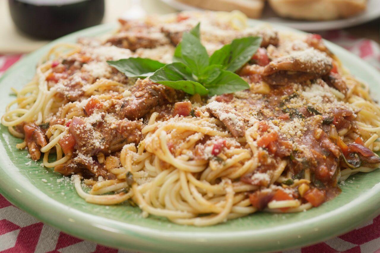 Tomato and Sardines Pasta