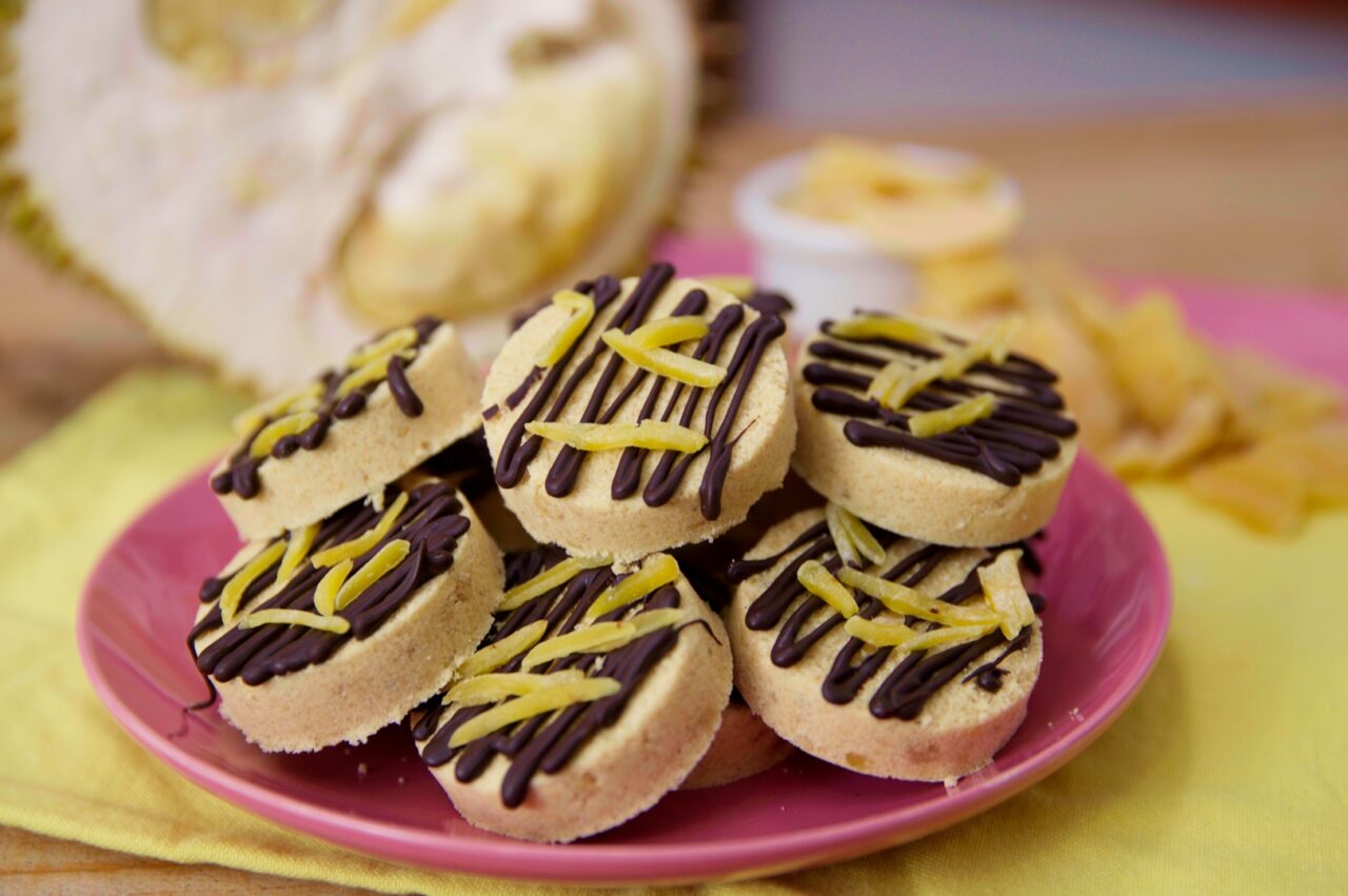 Chocolate Durian Polvoron