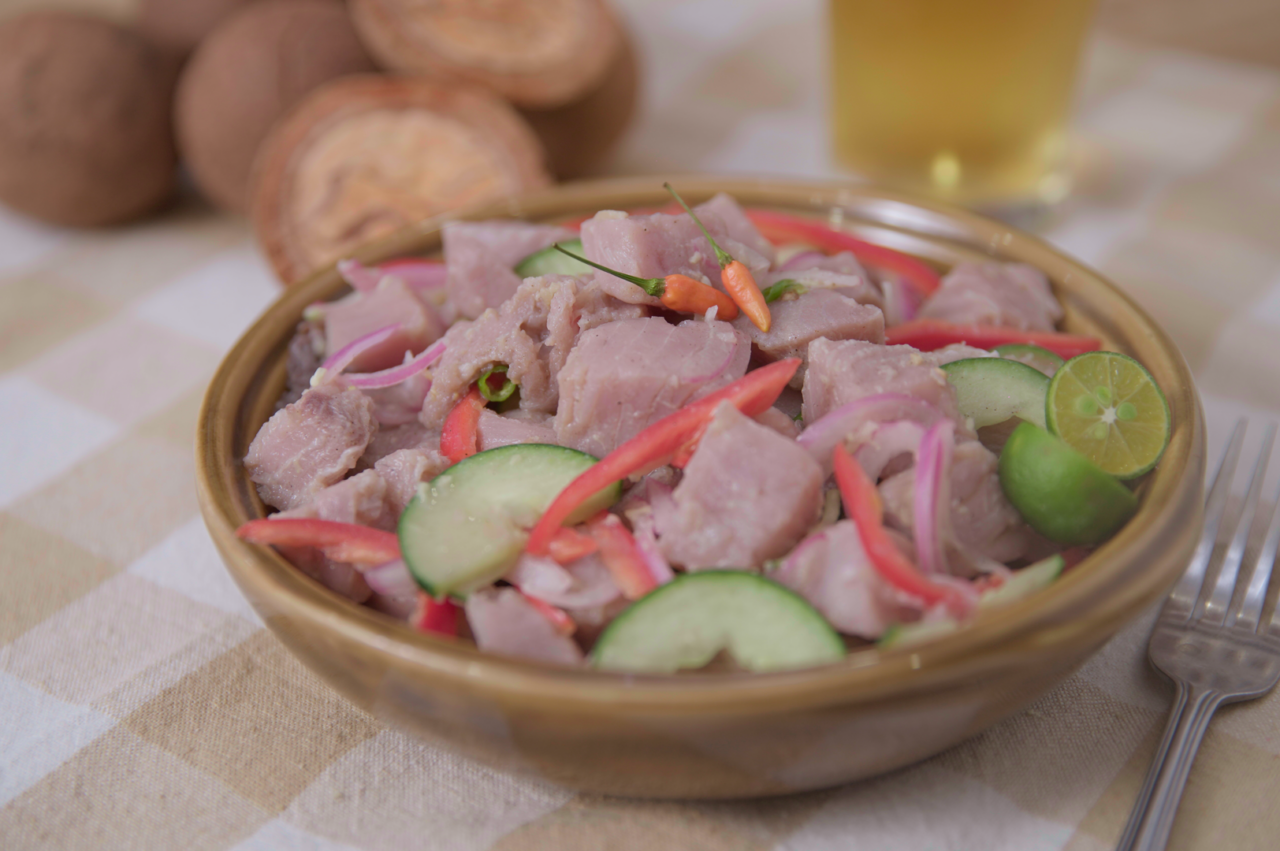 Kilawin na Tuna sa Tabon-Tabon