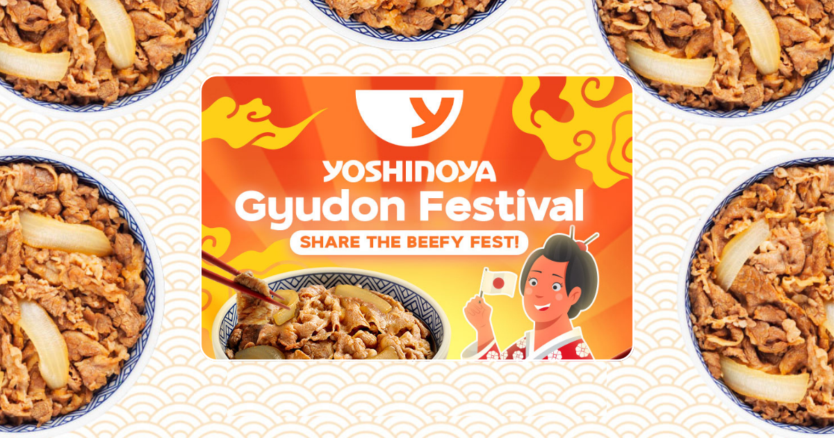 Run, Don’t Walk! Yoshinoya will have a B1G1 Promo on their Gyudon Bowls this weekend!