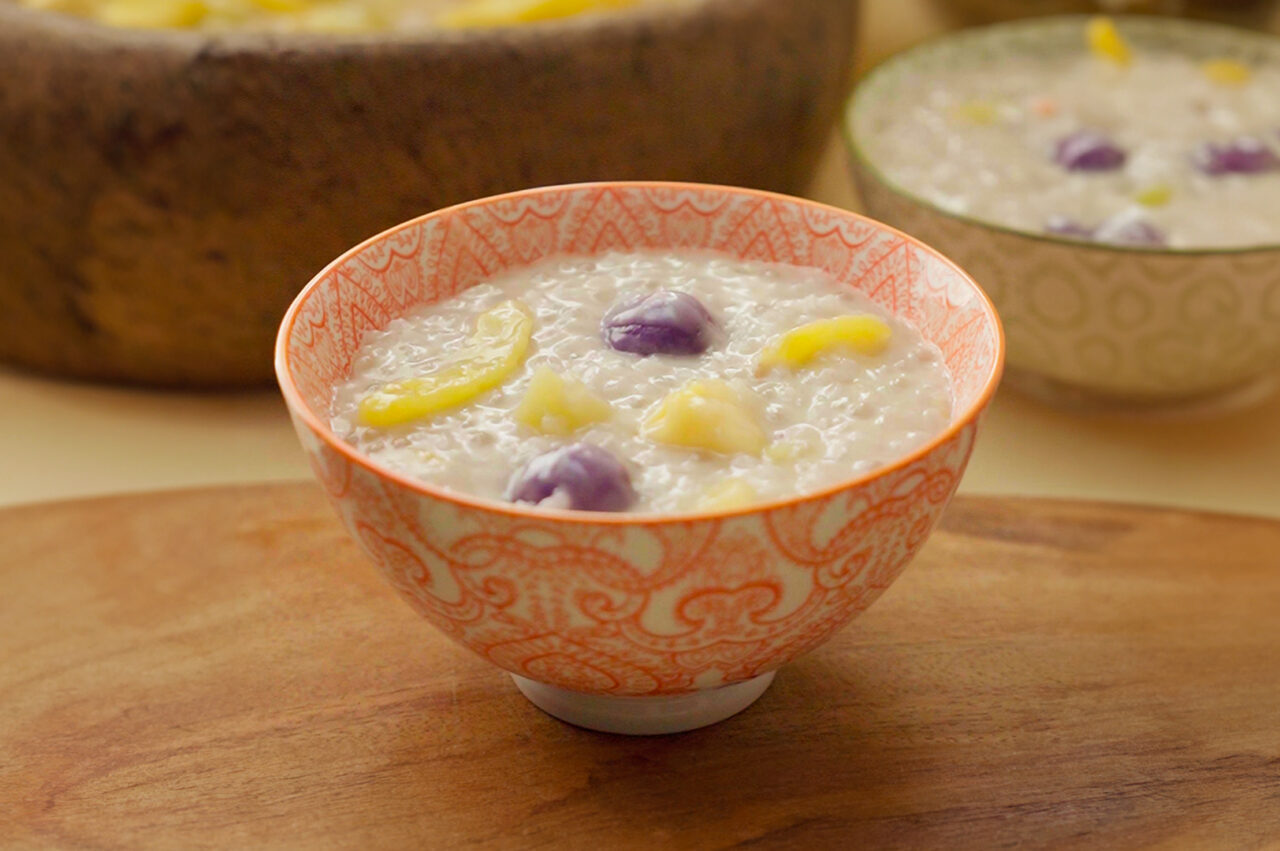 Bilo-bilo Rice Pudding