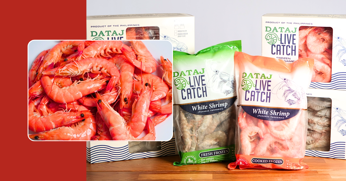 DATAJ promises the freshest-tasting shrimp for your cooking needs