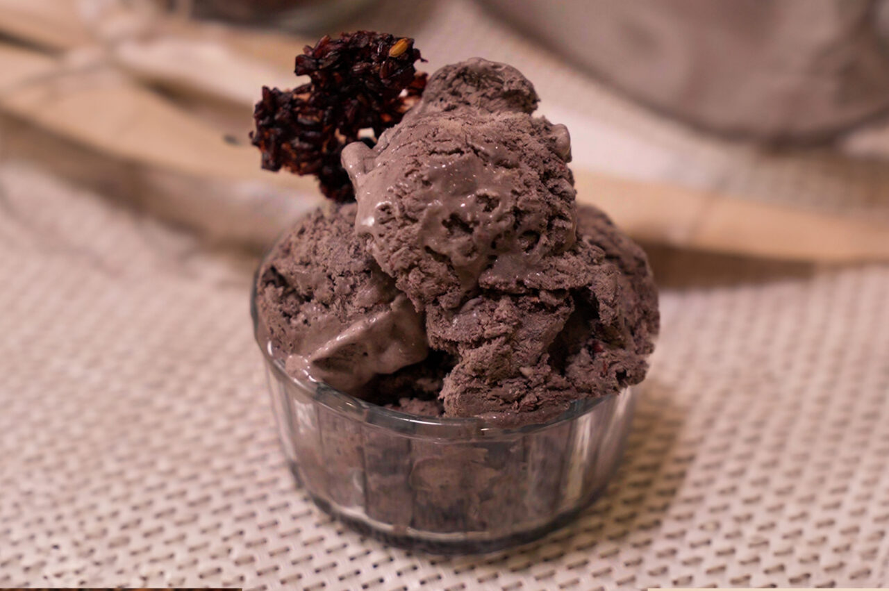 Black Rice Ice Cream