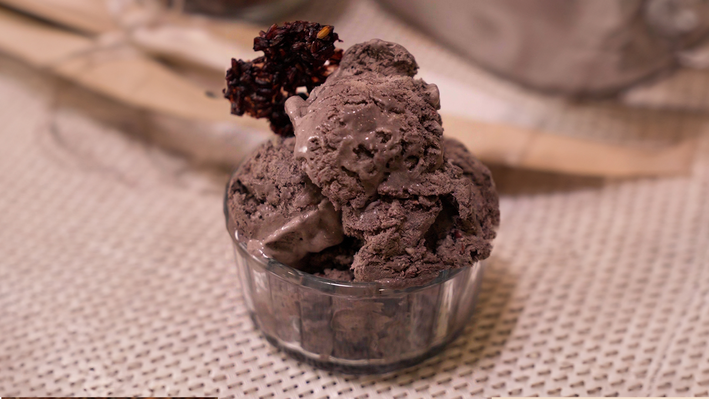 How to make Black Rice Ice Cream | Unusual Ice Cream Flavor