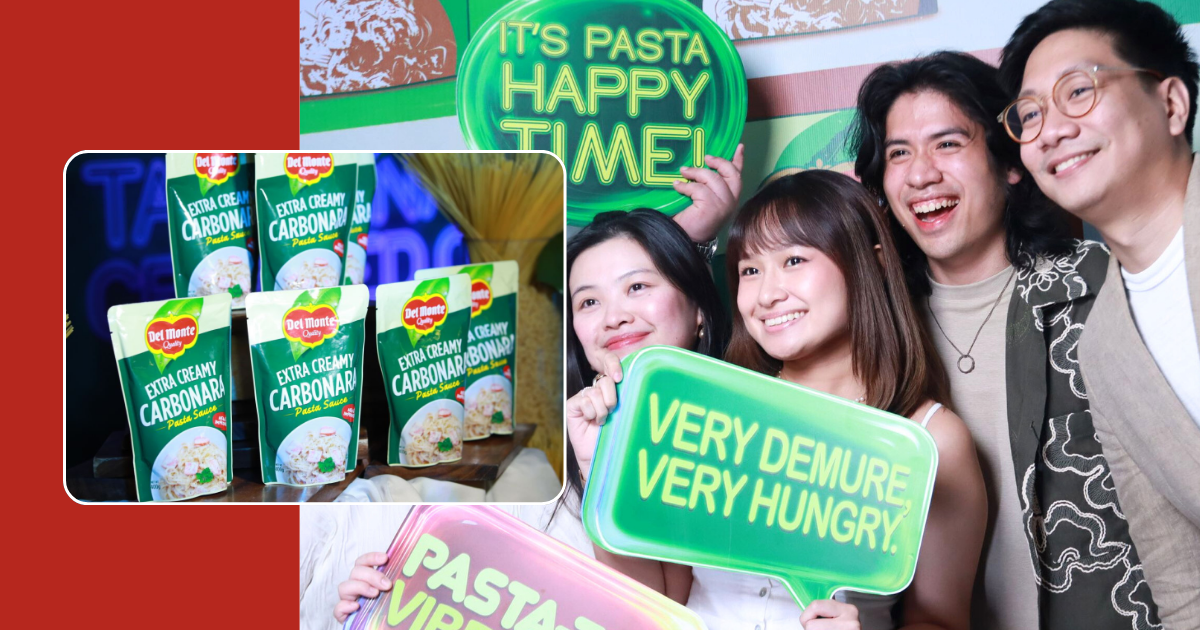 Celebrate adulting wins with the new creamier and meatier Del Monte Carbonara Pasta Sauce