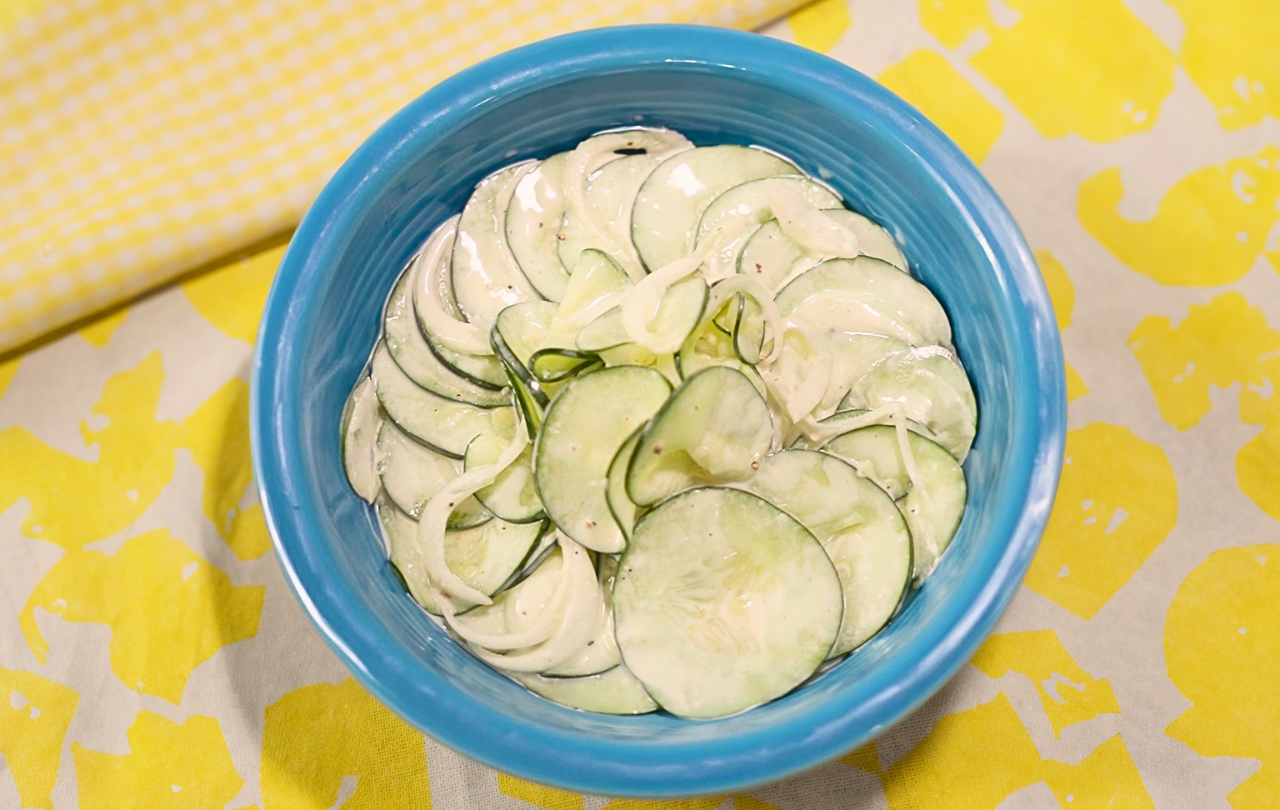 Creamy Cucumber Salad