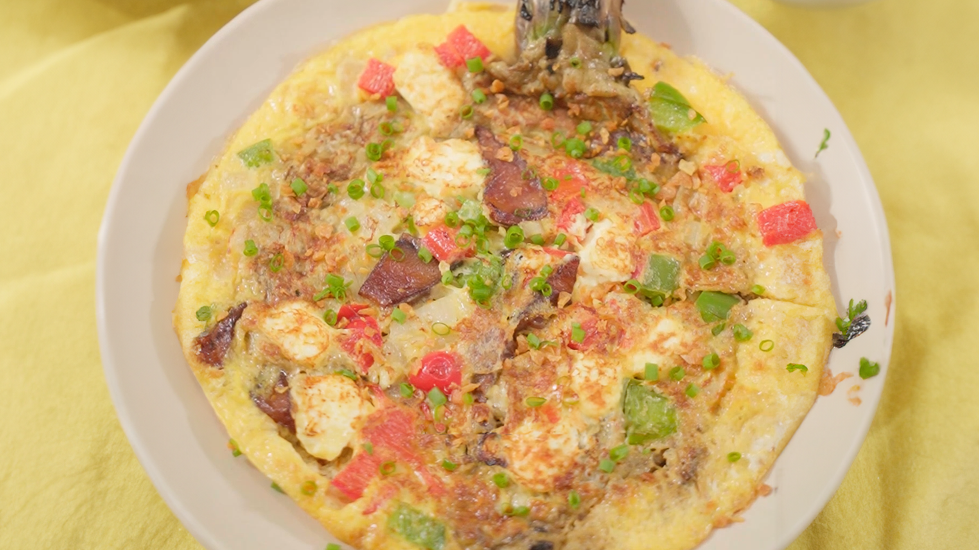 Tortang Talong with Kinuday