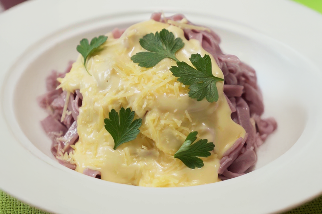 Ube Cheese Pasta