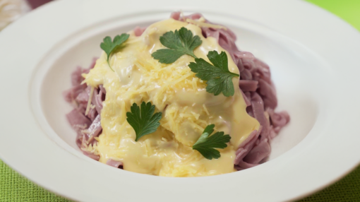 Ube Cheese Pasta