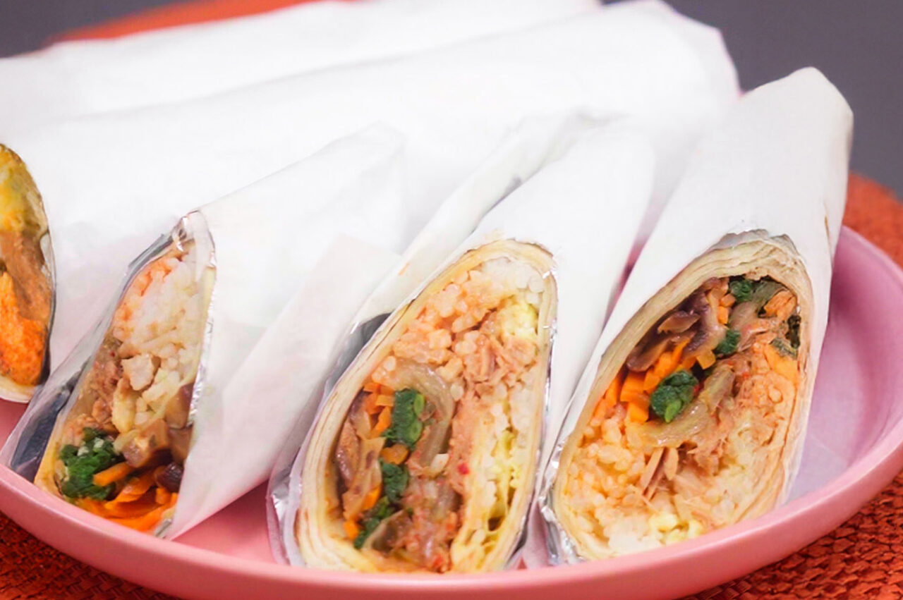 Tuna Bibimbap Burrito