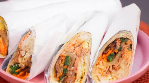 Tuna Bibimbap Burrito