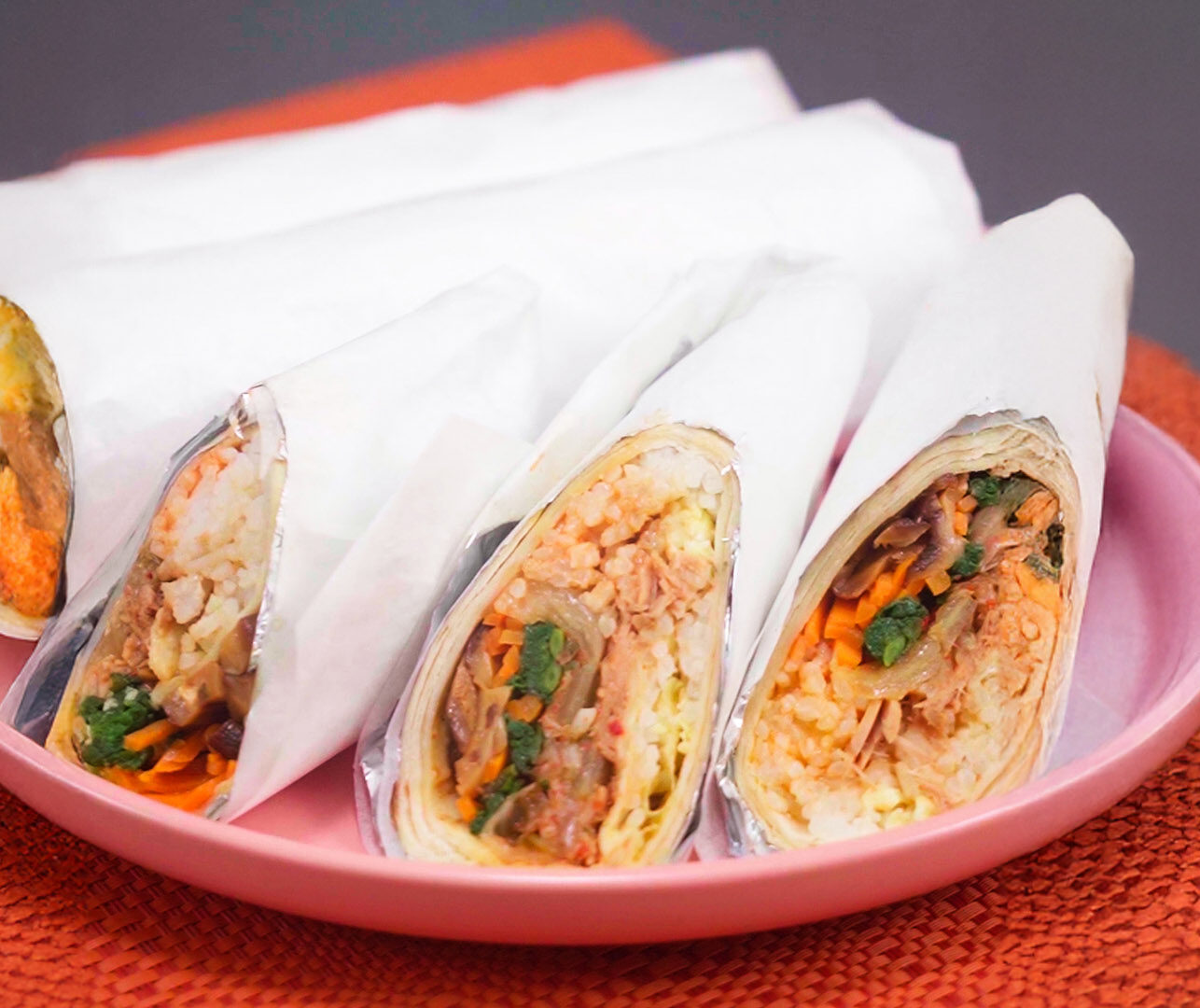 Tuna Bibimbap Burrito